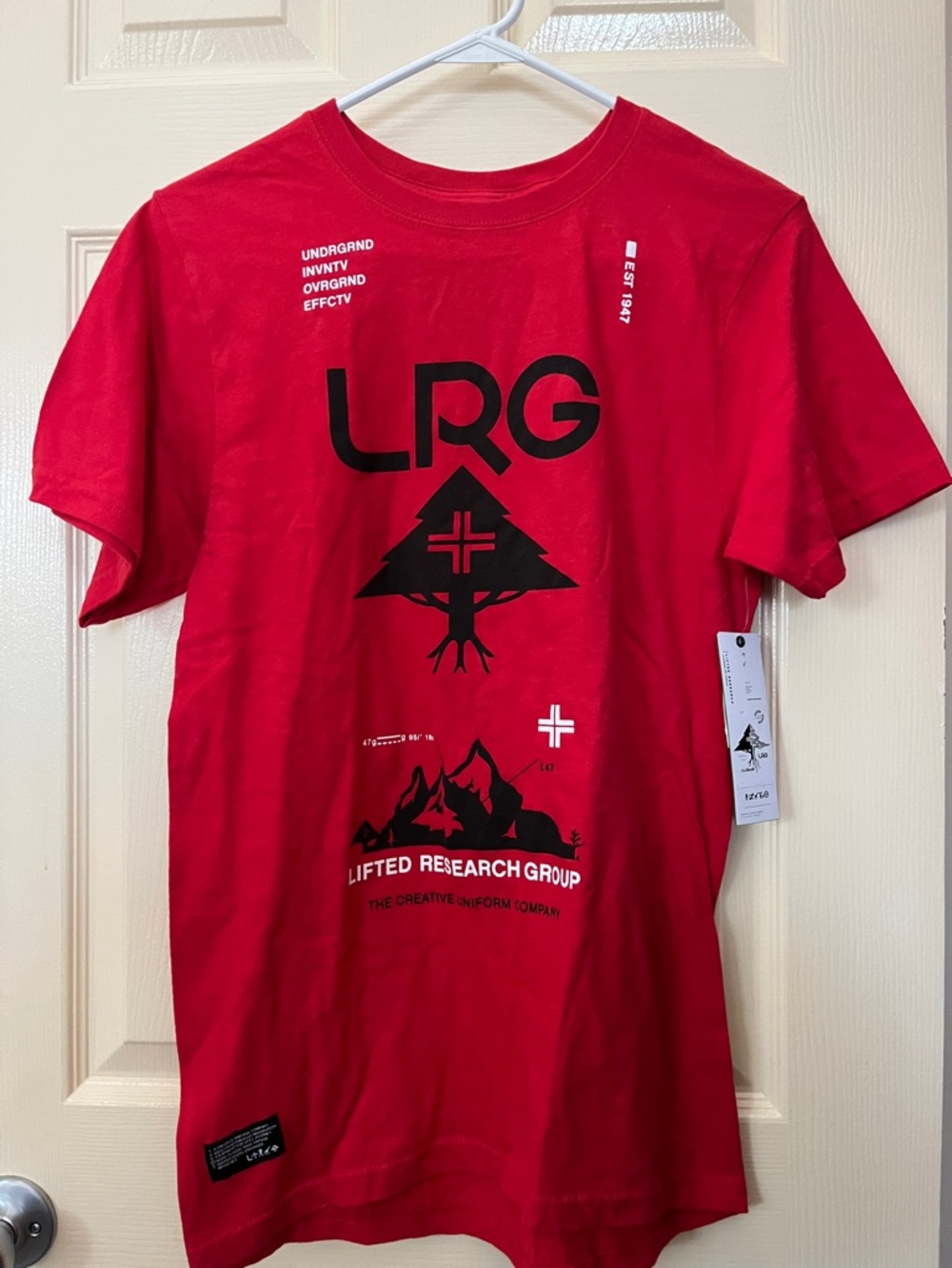 LRG Red Graphic Short-Sleeve Tee